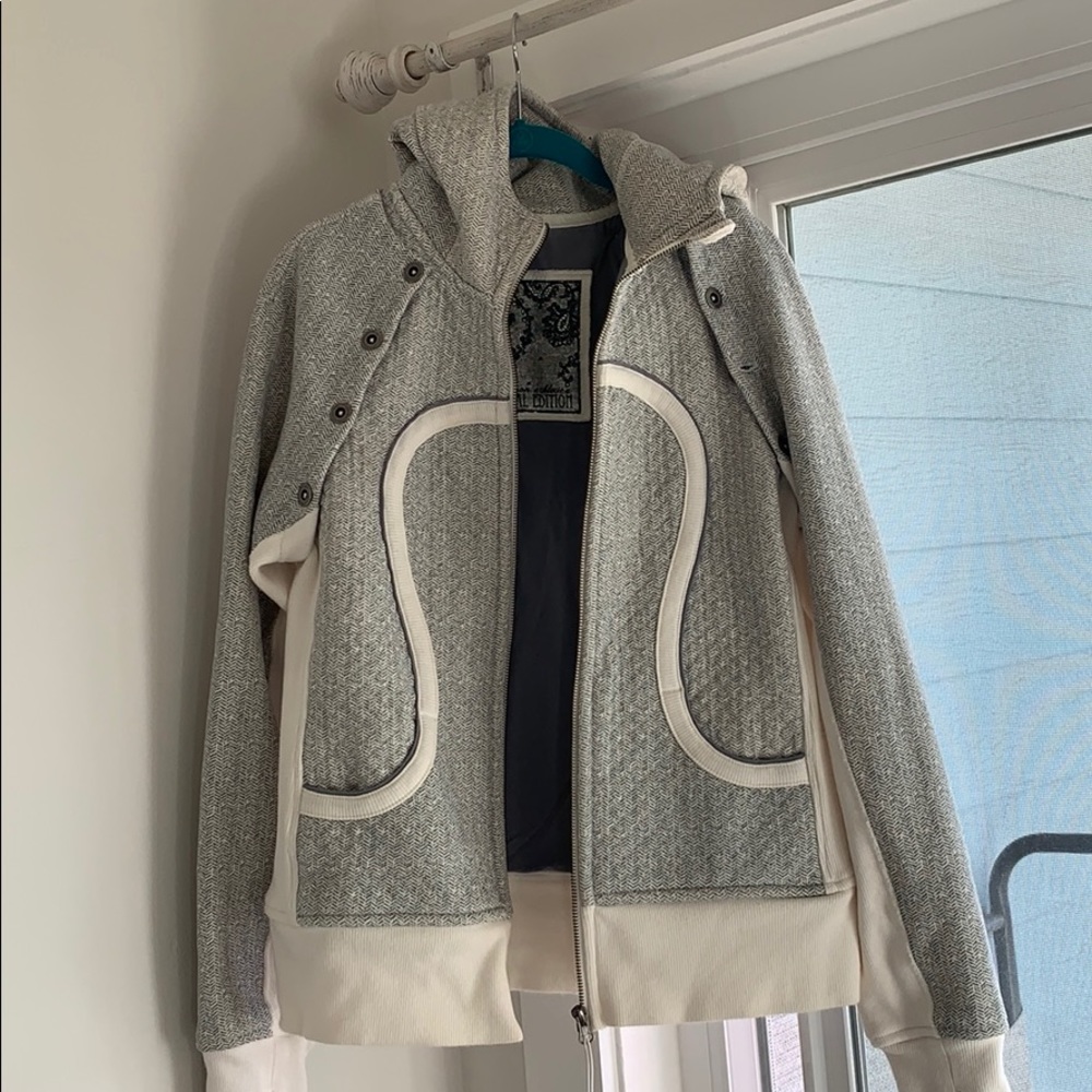 lululemon athletica Gray and Cream Utility Jacket